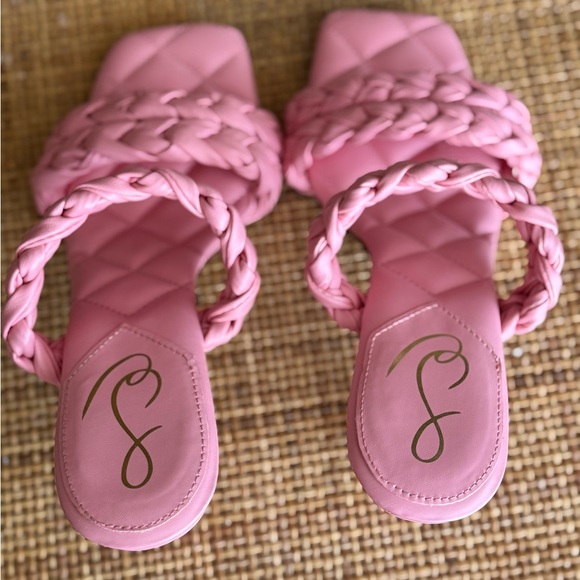 Pink Braided Women's Sandals - Picture 5 of 10